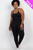 Plus Size Solid Bodycon Cami Jumpsuit – KYI Beauty Boutique