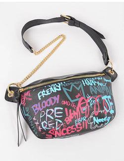 Graffiti Crossbody Fanny Pack